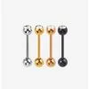 Steel Metallic Gem Tongue Barbell 4 Pack 2 Steel Metallic Gem Tongue Barbell 4 Pack -Hoodies And Sweaters Shop 20517000 hi