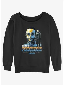 Star Wars The Mandalorian Amnesty Scientist Dr. Penn Pershing Slouchy Sweatshirt