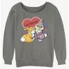 Disney Bambi Thumper Loves Miss Bunny Twitterpated Girls Slouchy Sweatshirt 1 Disney Bambi Thumper Loves Miss Bunny Twitterpated Girls Slouchy Sweatshirt -Hoodies And Sweaters Shop 20864680 hi