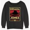 Indiana Jones Hat & Whip Poster Girls Slouchy Sweatshirt -Hoodies And Sweaters Shop 20941291 hi