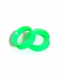 Kaos Softwear Green Earskin Eyelet Plug 2 Pack